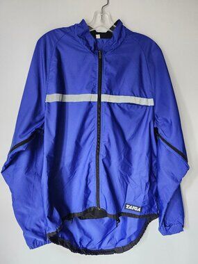 TAIGA Cobalt Blue Hi-Viz Reflector Anorak Shell Jacket